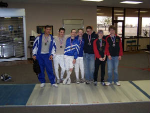 Junior Mixed Foil Medal Winners