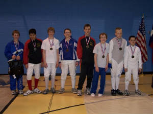 Youth 14 Mixed Foil Medal Winners